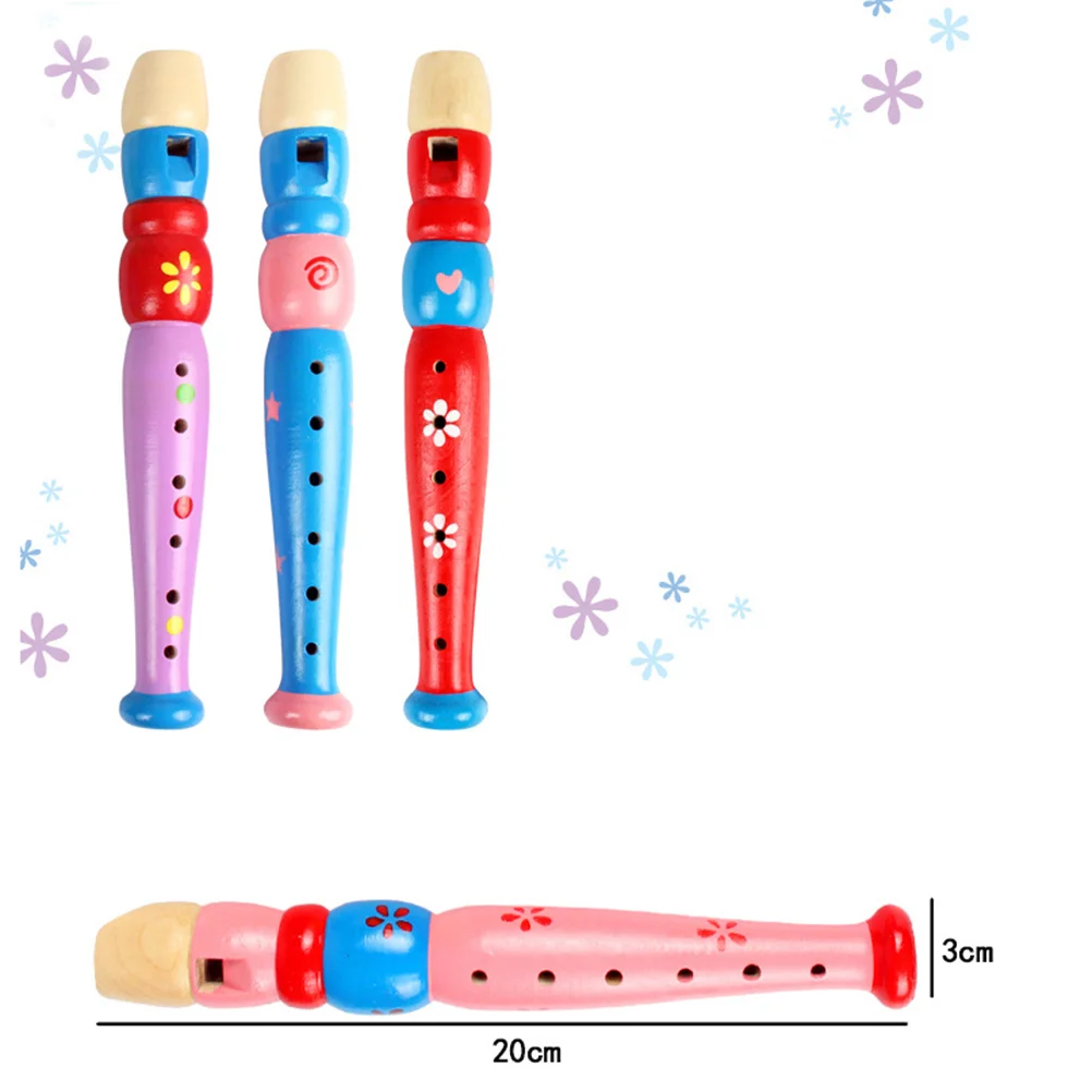 Childrens Recorder Children’s Toys Developmental Flute Music Wooden Kids Musical Instruments