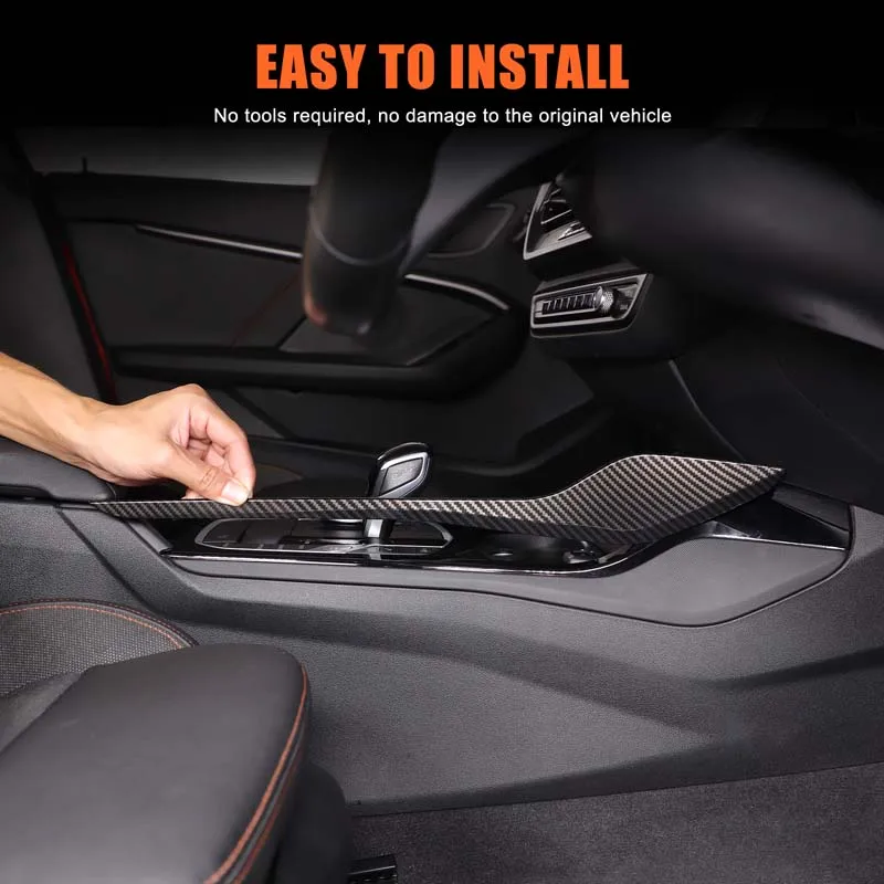 

For BMW 1 2 Series F40 F44 2020-2025 ABS Car Center Console Gear Shift Side Strips Trim Decoration Sticker Accessories