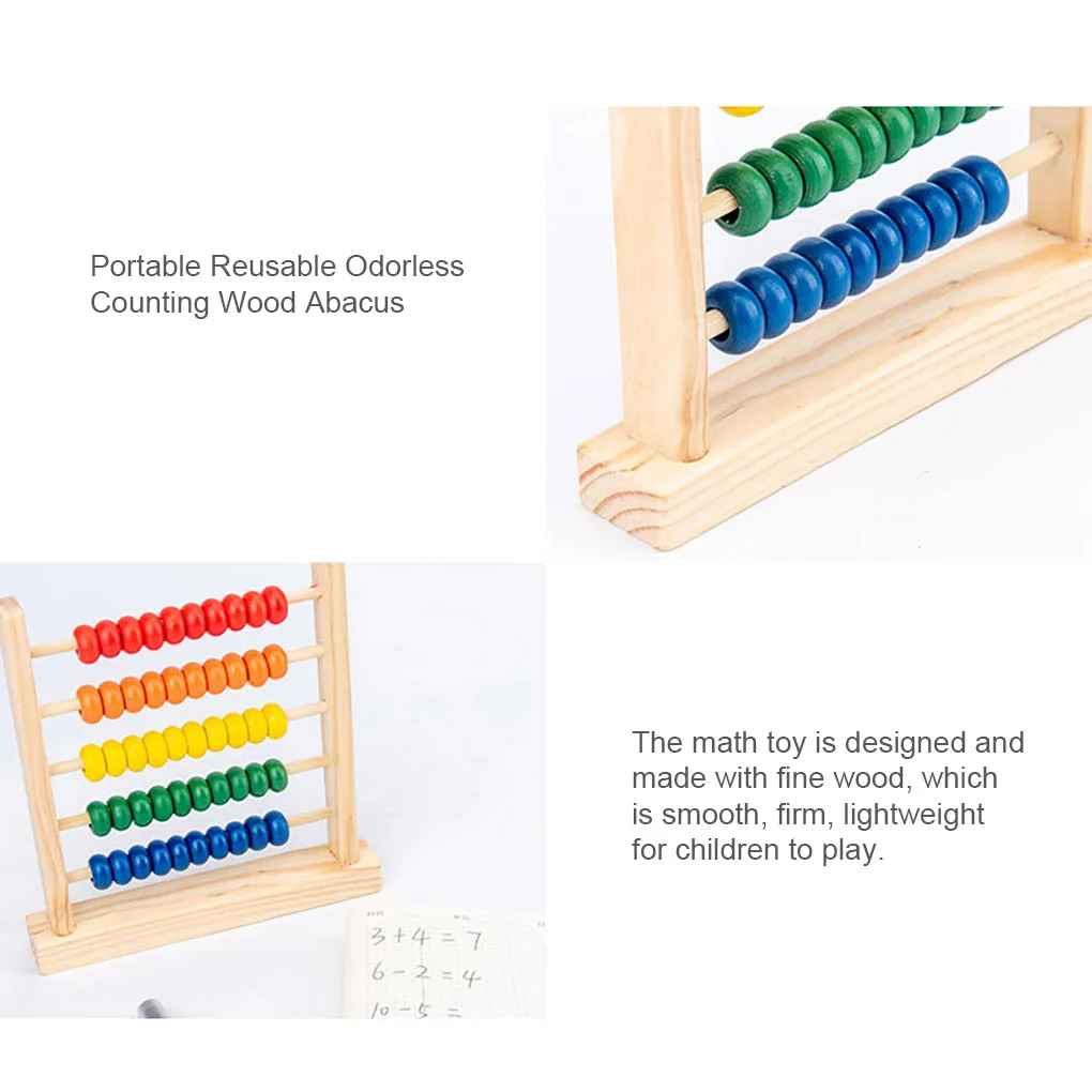 ポータブル木製数学玩具,無臭,子供向け,幼児教育,教育ツール,クリスマスプレゼント