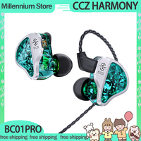 Ccz Bc01 Pro Hifi Earphones Wired In Ear Gaming Headphone Dd&Ba Hybrid Listen In With Detachable Ofc Custom Pc Accessories Gifts