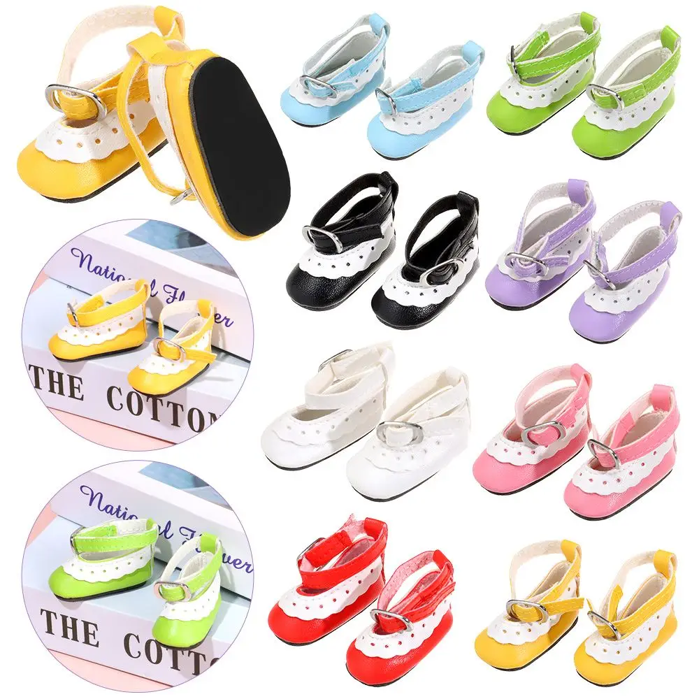 5cm New Cute Length Doll Bright Leather Shoes Fashion Mini Clothes 1/6 Scale Handmade Props Playing House Toys Doll Accessories