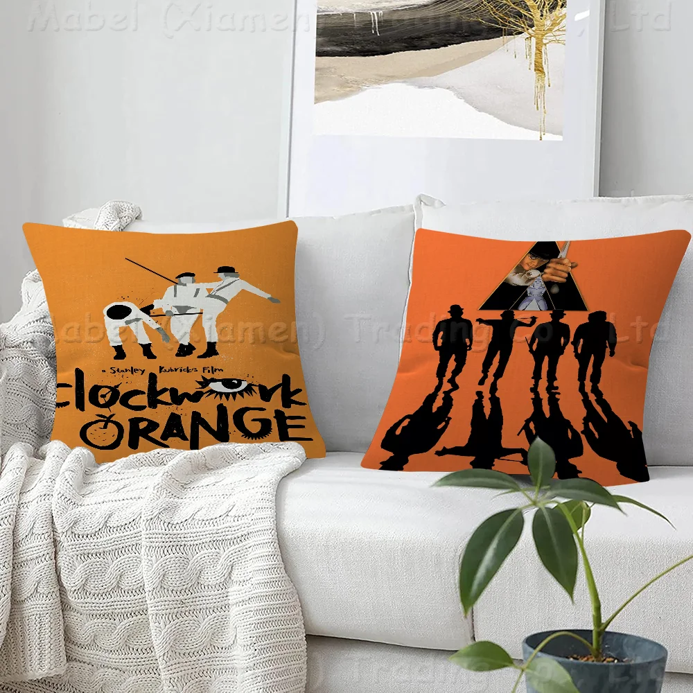 

Movie A Clockwork Orange Cushion Cover Pillowcase Upholstery Sofa Throw Pillow Home Decor Pillowcas