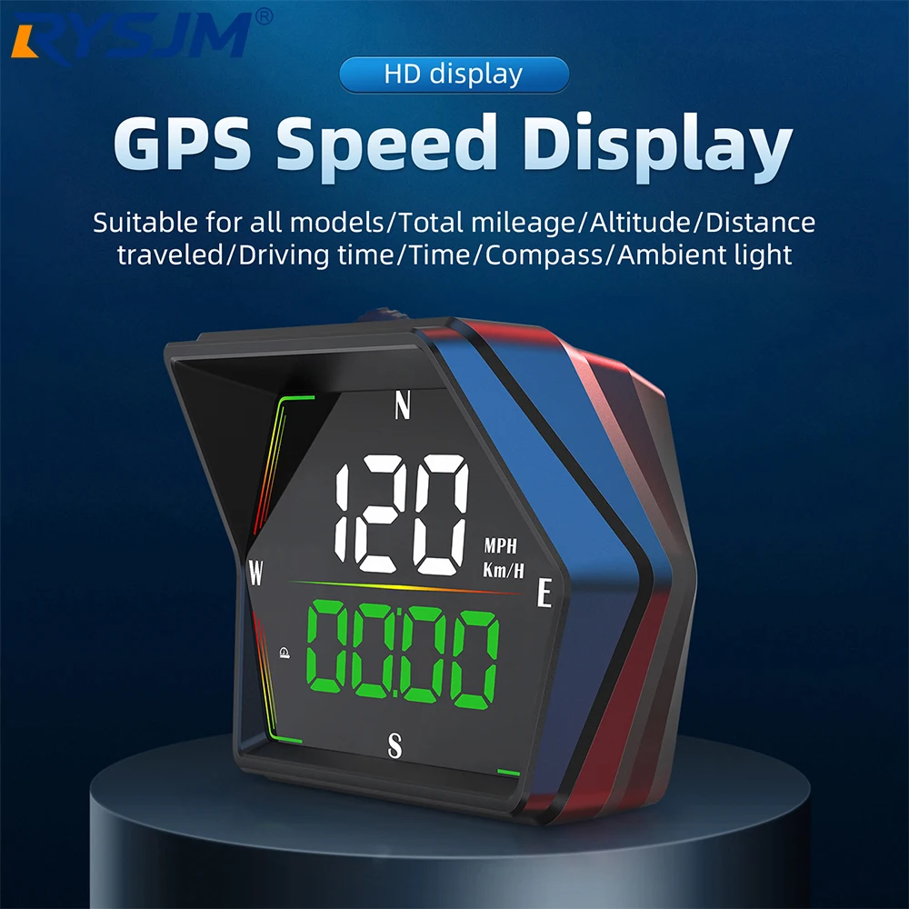 Universal Car LED Digital Speedometer MPH KM/H Head-Up Display Odometer Overspeed Alarm GPS HUD Gauge G20 G21 Head Up Display