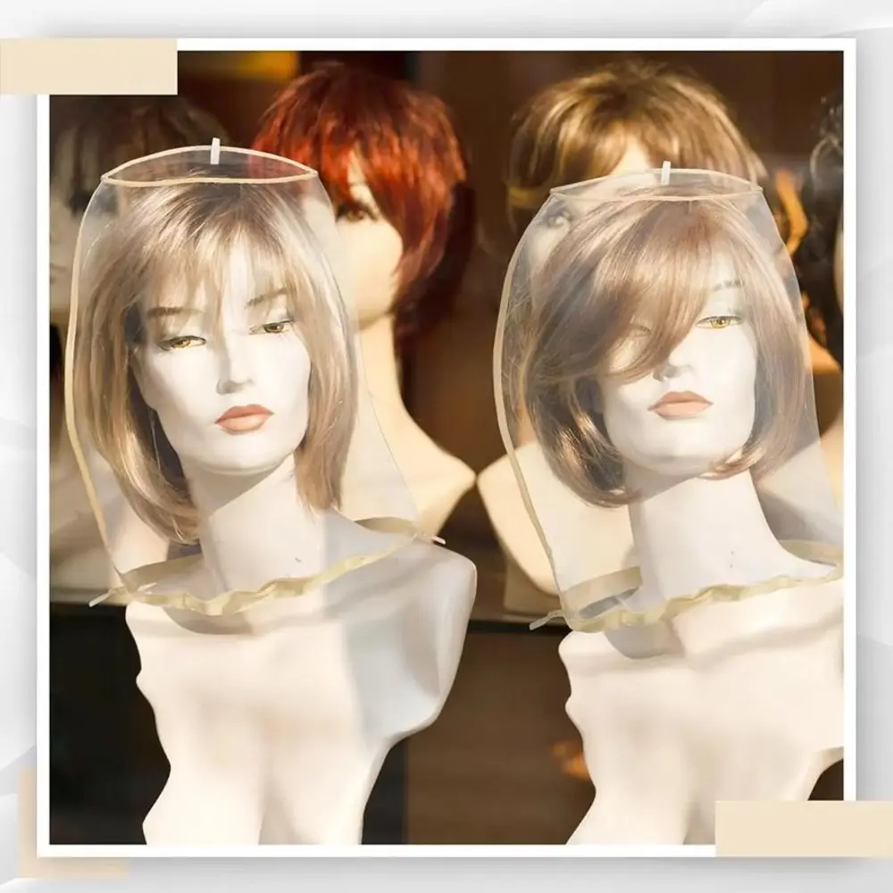 Drawstring Closure Wig Storage Bags Adjustable Stand-Up Wig Bag Portable Wigs Covers Wig Protection