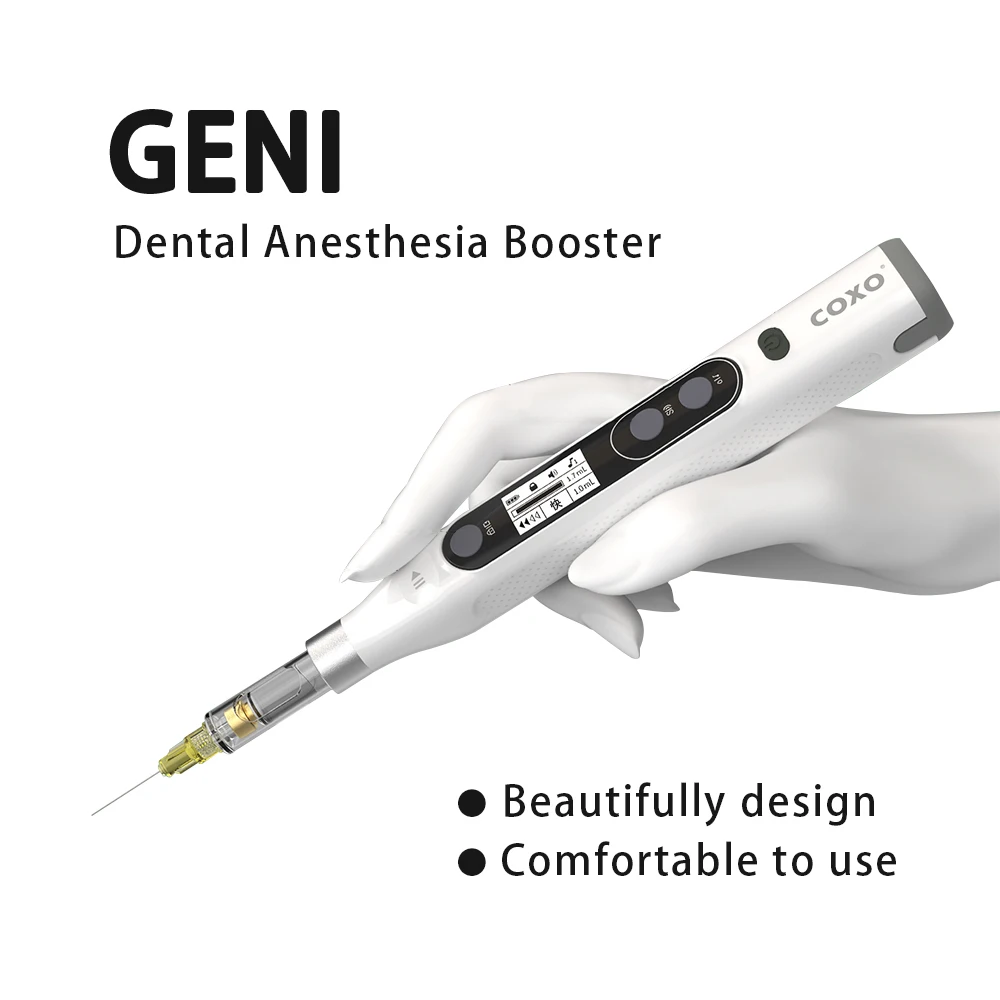 COXO GENI Dental Oral Anesthesia Injector Painless Wireless Local Anesthesia Dental Anesthesia Booster With LCD Display