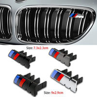 For BMW E46 X1 X2 X3 X4 X5 X6 F48 G01 E84 E83 F39 F30 M Logo 3D ABS Car Styling Front Grille Badge Emblem Decoration Accessories