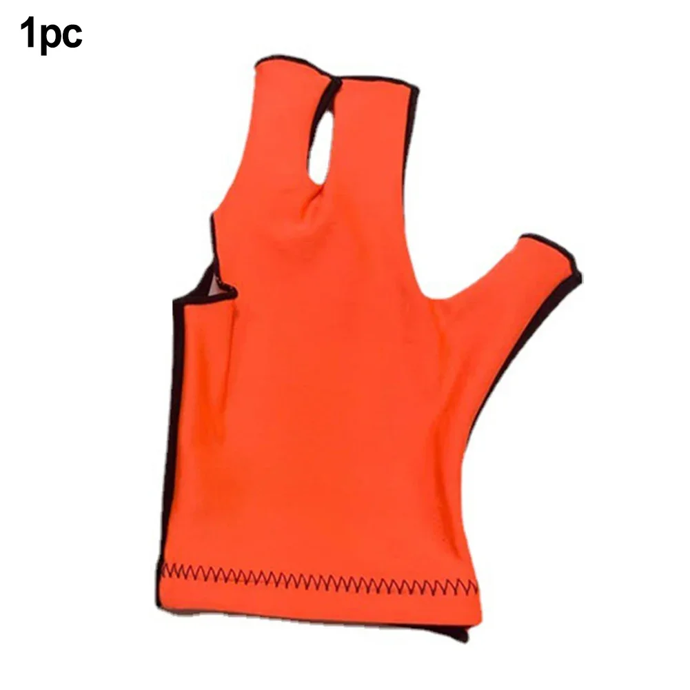 Pool Gloves Billiard Gloves Polyester Table Accessories Three Fingers Open 18.5*9mm 1PCS Breathable Functional