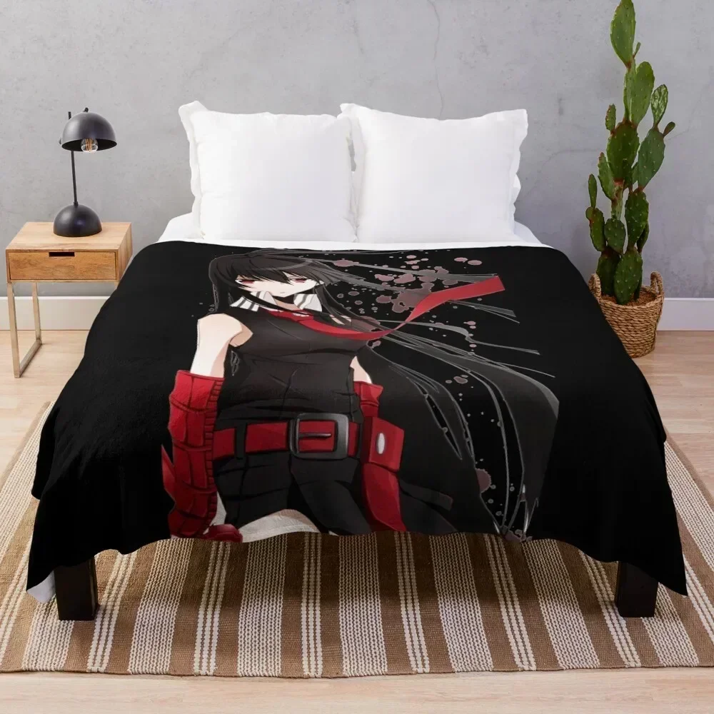 Akame ga Kill Throw Blanket Thermals For Travel blankets and throws Blankets