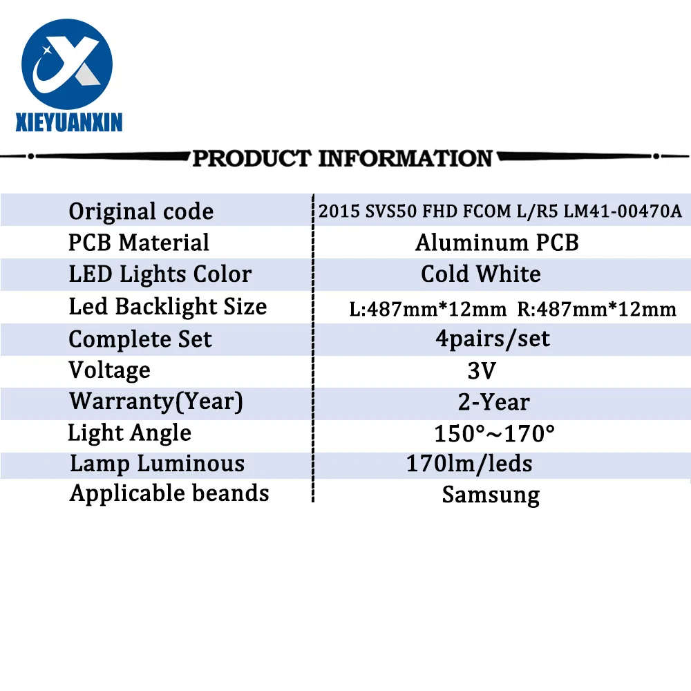 Backlight Tv Strip Led Voor Samsung 50j 2015 Svs50 Fhd Fcom L5 LM41-00470A Un49j5290af Ua49m5000a Un50j5000afxza