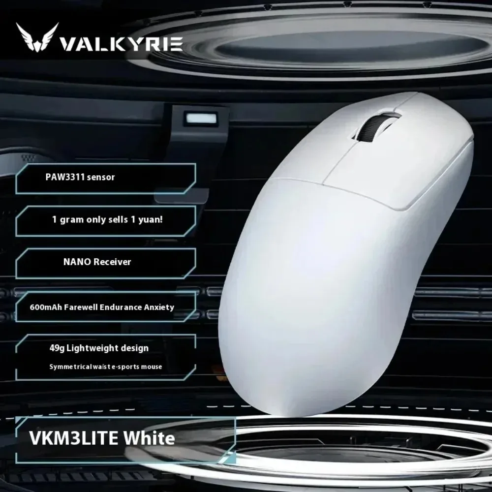 Valkyrie M3pro Gaming Mouse Wireless Tri-mode Dual 8K PAW3950 VK