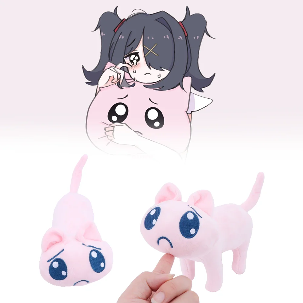 Brinquedo de Pelúcia P-chan do Jogo Needy Girl Overdose, Boneca de Gato Macia, Animal de Pelúcia para Fãs, Presente Kawaii de Anime Colecionável
