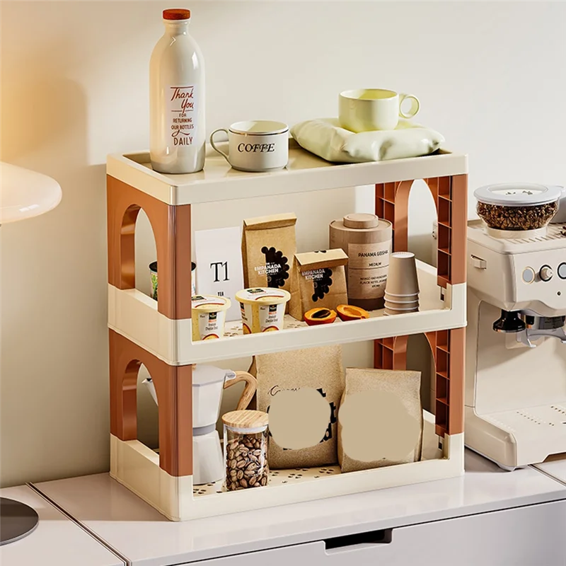 

【CLEARANCE】Multifunctional Desktop Storage Rack - Multi-Layer Bookshelf For Study & Bedroom Organization, Space-Saving Design