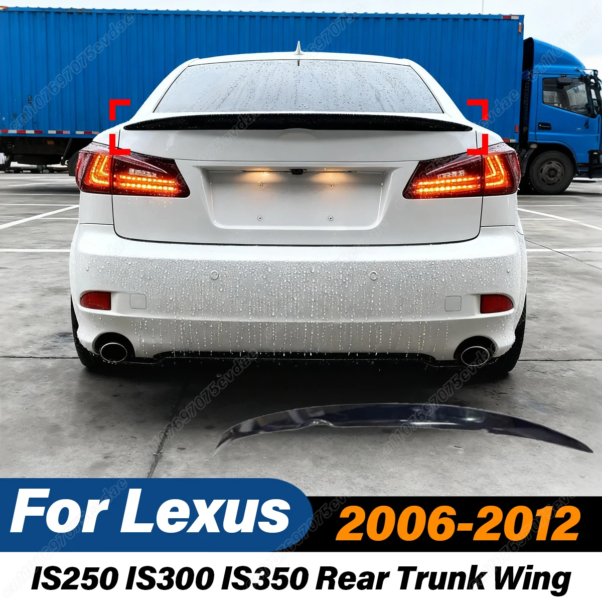 

Для Lexus IS250 IS300 IS350 2006 2007 2008 2009 2010 2011 2012 заднее крыло багажника задняя крышка спойлер для губ внешние аксессуары