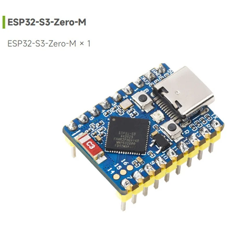 ABKI-ESP32-S3 Kit Pengembangan Mini Nol Mikrokontroler 240Mhz, Papan Pengembangan Mini BT 5.0 Ideal untuk Proyek Iot (dengan Terjual