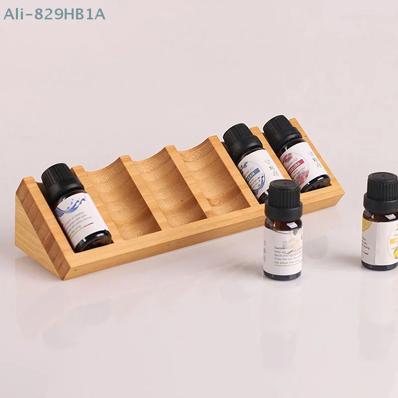 6 Slots Essential Oil Storage Rack Portable Tabletop Diffuser Stand Nail Polish Collection Perfume Holder Shelf Organizer