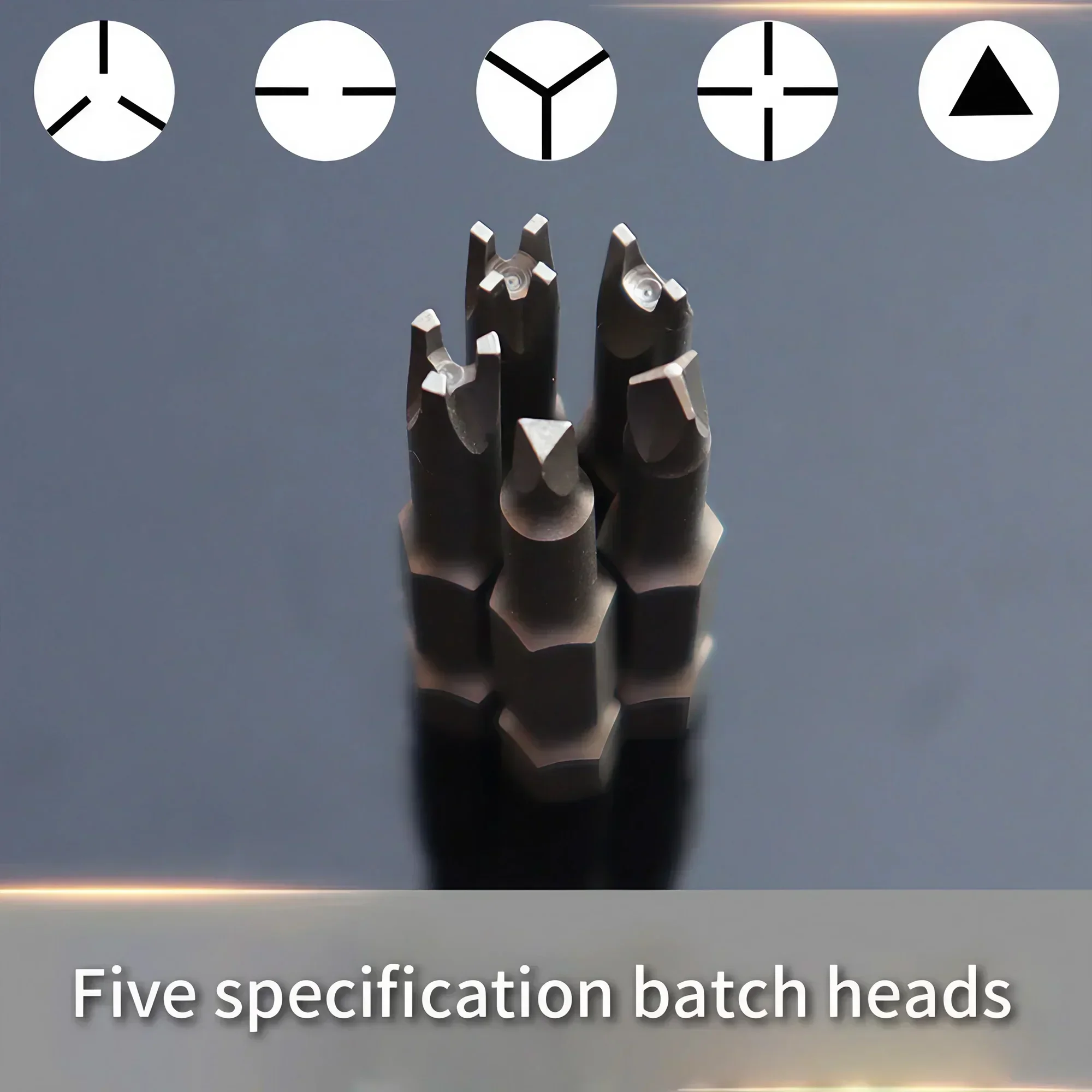 5/7/13pcs Special-shaped Screwdriver Set, 50mm Magnetic Chrome-Vanadium Bits for Repair, Y-Type Triangle Cross 3-Point