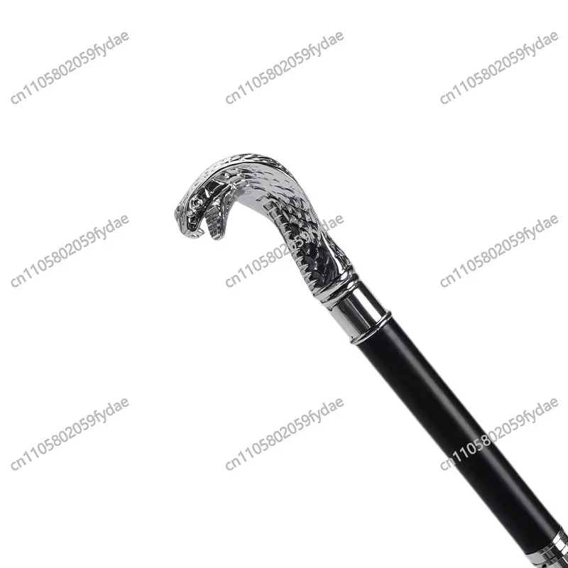 Retro Style Light Luxury Umbrella Long Handle Gentleman Double Automatic Sun Umbrella Pure Black Sunscreen Integrated