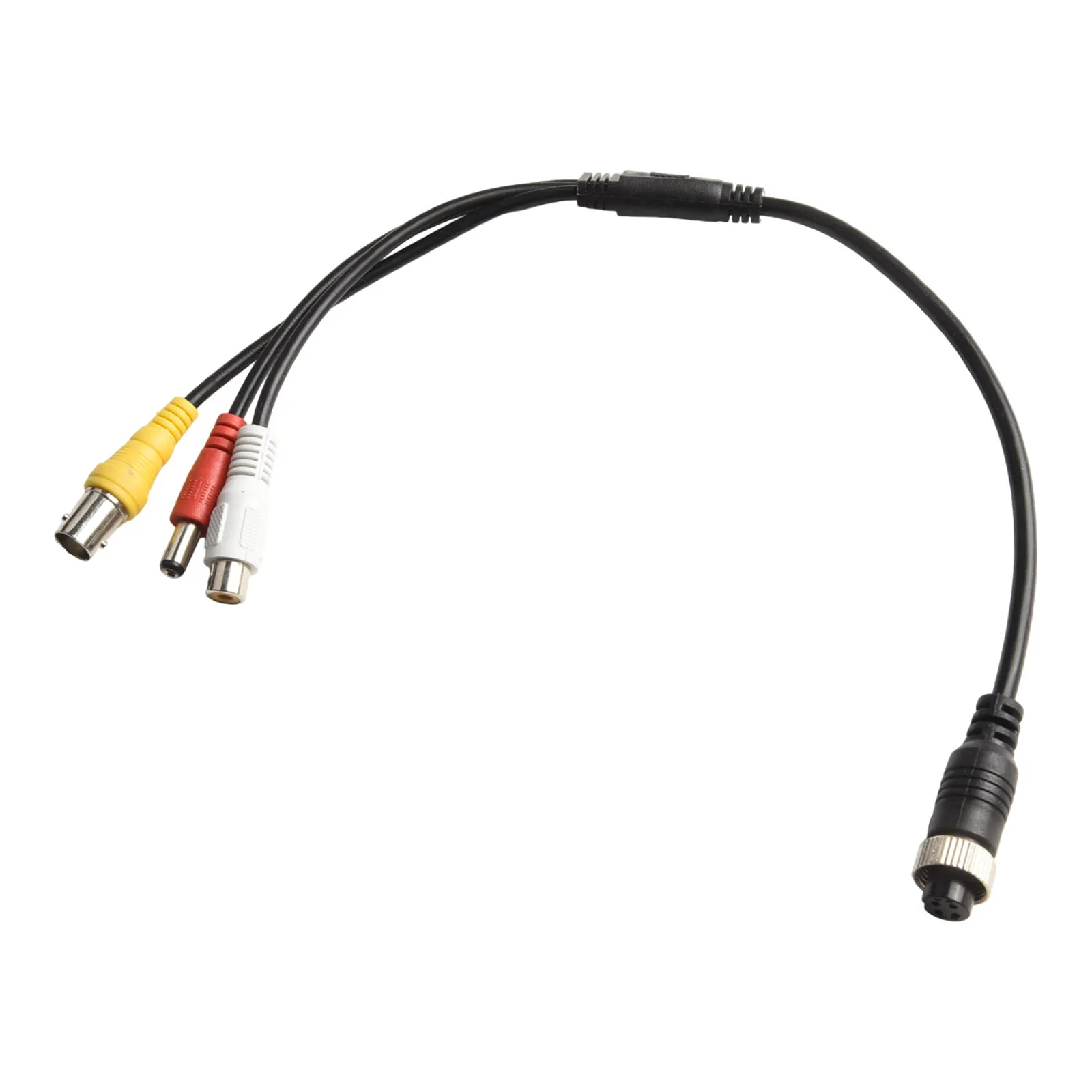 With Video Audio 4 PIN Aviation To BNC for rca Cable 1.1FT 1PC 30CM 4 Pin Aviation Screw-in Connection Type High Quality
