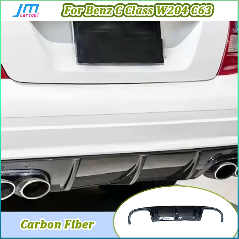 

Real Carbon Fiber Rear Lip Diffuser Spoiler for Benz W204 C63 2008-2011 Car Rear Diffuser Rear Diffuser Splitter Accessories