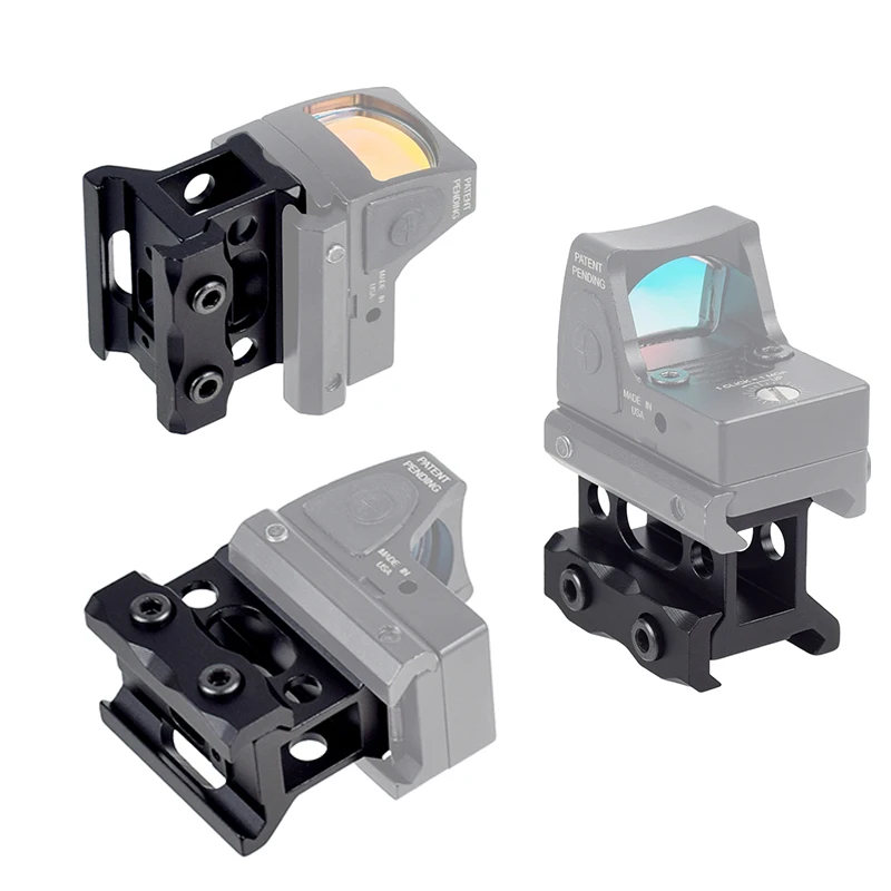 

Крепление на рейку с красной точкой, легкий весовой кронштейн высотой 1 дюйм для охотничьего фонарика, оптика 20 мм, планка Пикатинни для алюминия