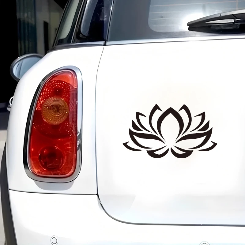 Blessing lotus blooming Decals & Bumper creative&funny stickers for cartoon fans&lover,high quality for car trucks motorcycles view 4