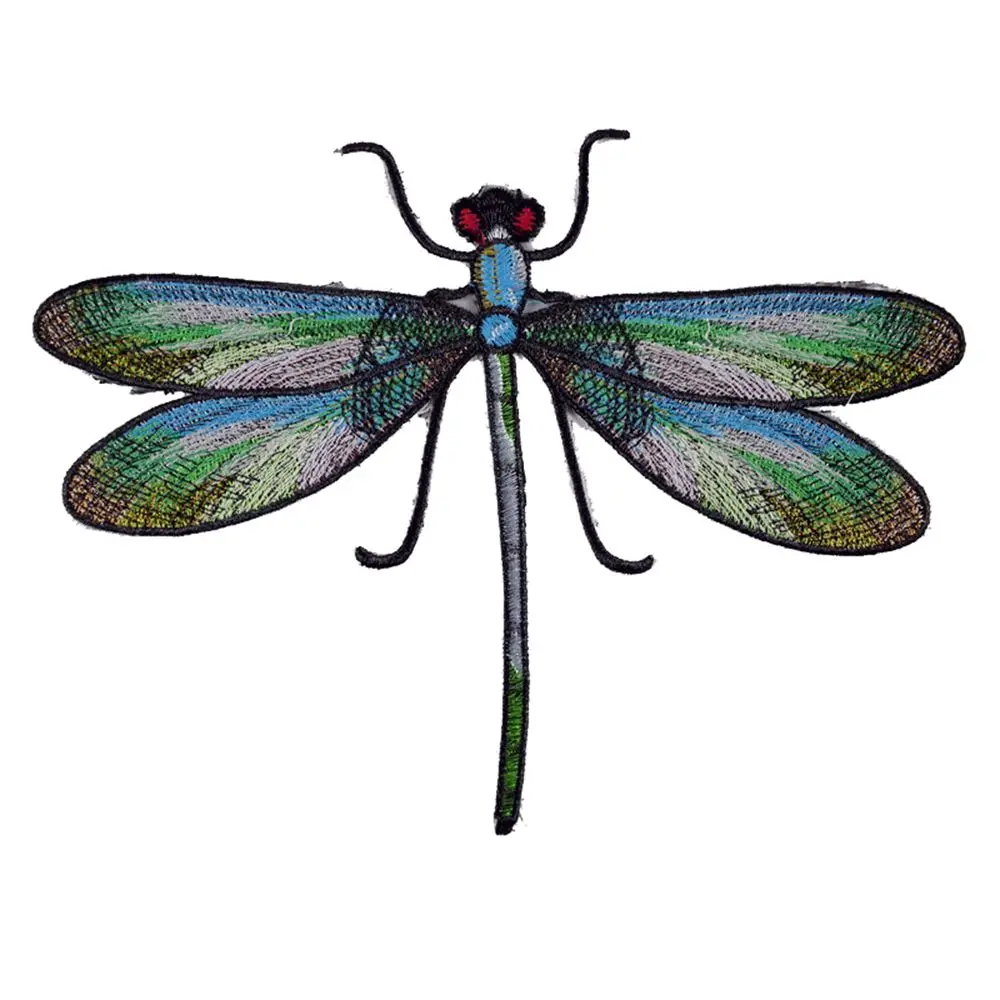 Distintivo de costura de tecido DIY bordado ferro em remendos apliques remendo de roupas