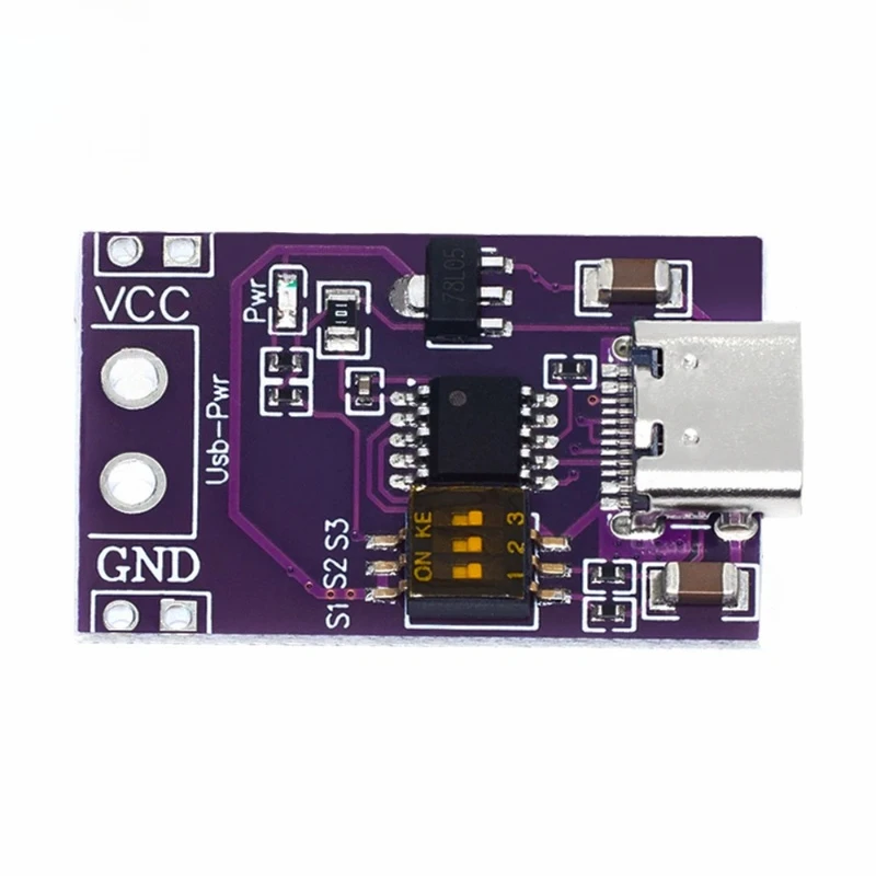 Type-C QC AFC PD2.0 PD3.0 To DC Spoof Scam Fast Charge Trigger Polling Detector USB-PD Notebook Power Supply Change Board Module