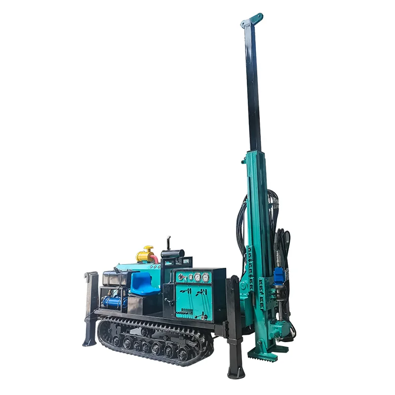 200M Top Hammer Drill Rig Well Drilling for Water and Oil  Machine Mining Easy To Operate