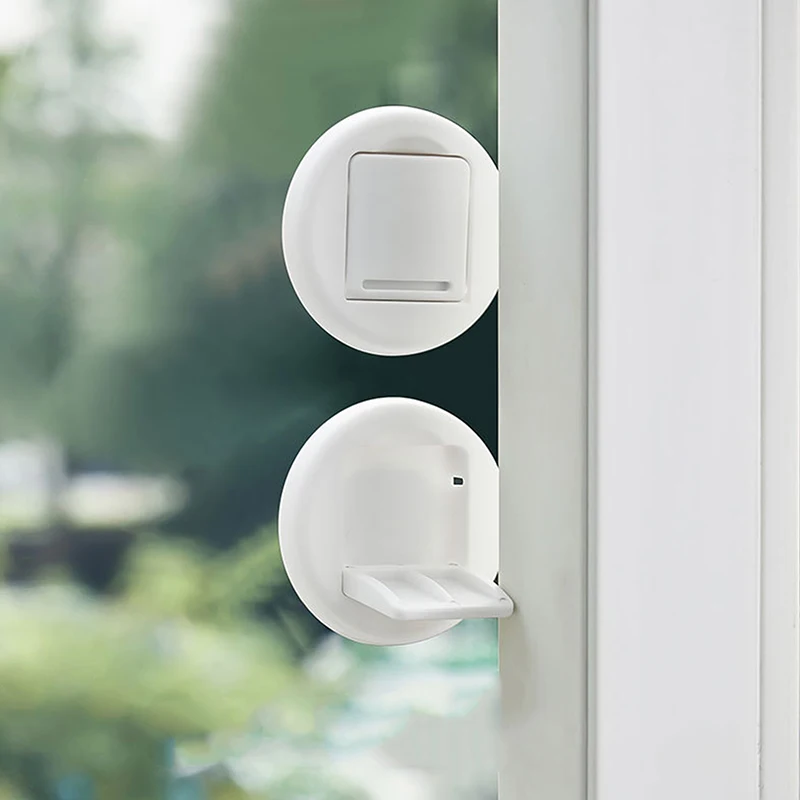 Children's Safety Lock Window Moving Lock Buckle Anti Push Fixing Device High-rise Moving Window Window Limit Buckle Device