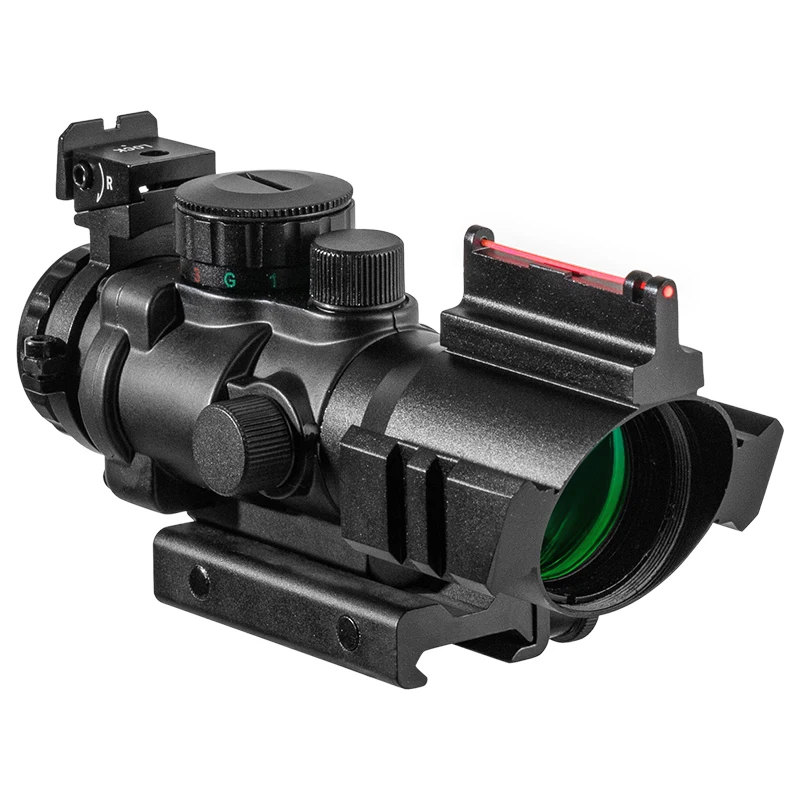 Imagem -02 - Vomz-óptica Reflexa de Dovetail Escopo para Caça Riflescope Airsoft Sniper Magnifier Air Gun Visão Tática 4x32 20 mm