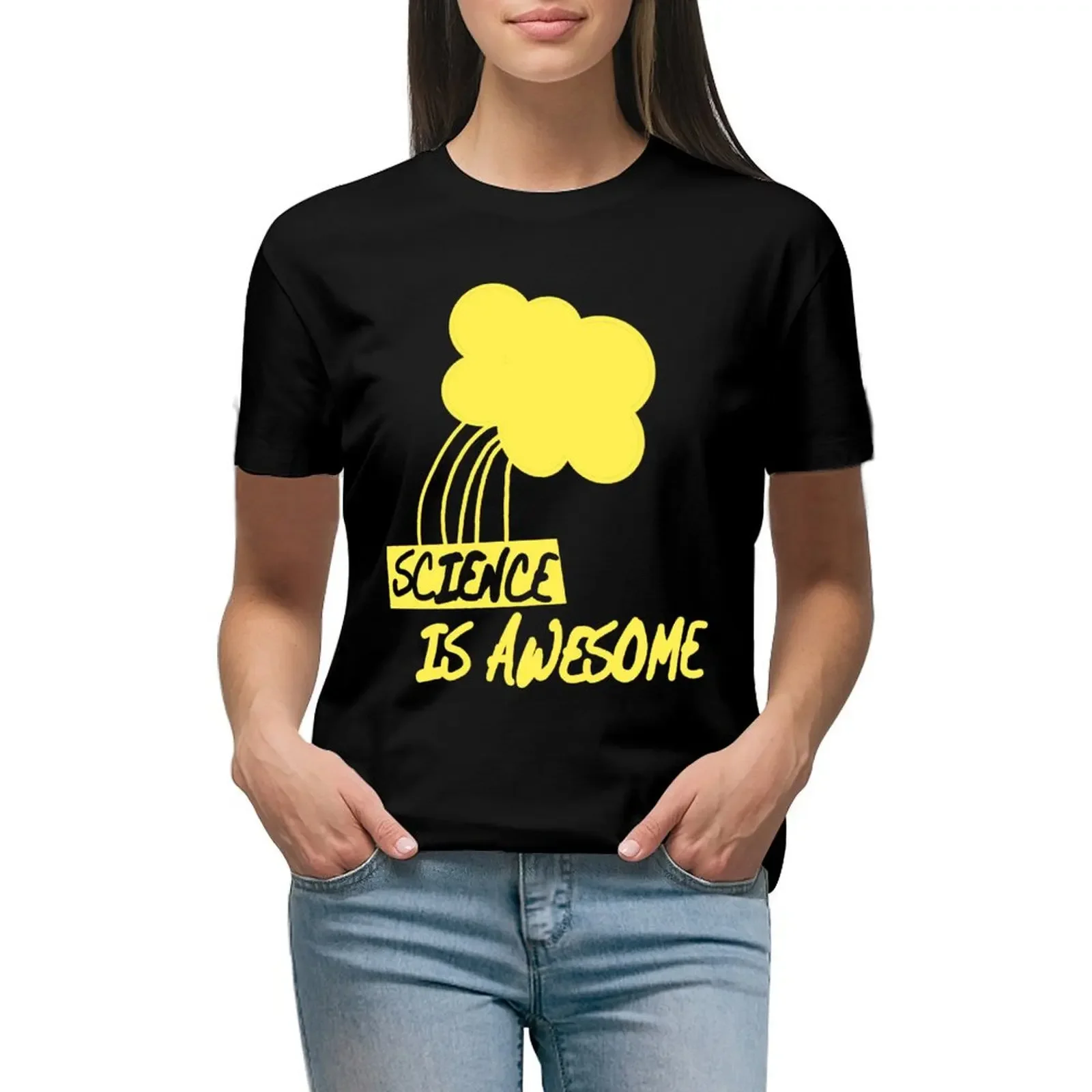 

Science is Awesome T-Shirt Female clothing customizeds cute clothes plus sizes t-shirt dress for Women plus size sexy