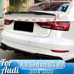 Heckspoiler für Audi A3 Limousine S3 8V 2014 2015 2016 2017 2018 2019 2020 Spoiler lippe Auto Heckdach Spoiler Splitter Flügel