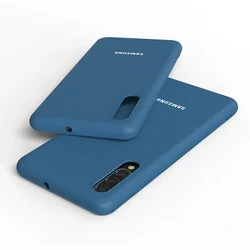 For Samsung  A50  A70 Case Soft Silicone Silky Touch Cover For Galaxy A50S A30S Liquid Protective Fall Prevention TPU Shell