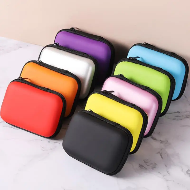 Sundries Travel Storage Bag Charging Case for Earphone Package Zipper Bag Portable Travel Cable Organizer Electronics Storage