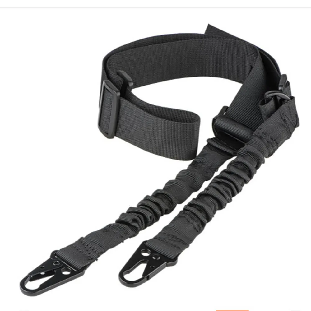 Two Point Sling Shoulder Strap Outdoor Rifle Sling Shoulder Strap Metal Buckle Belt Hunting And Outdoor Adventures, Adjustable!