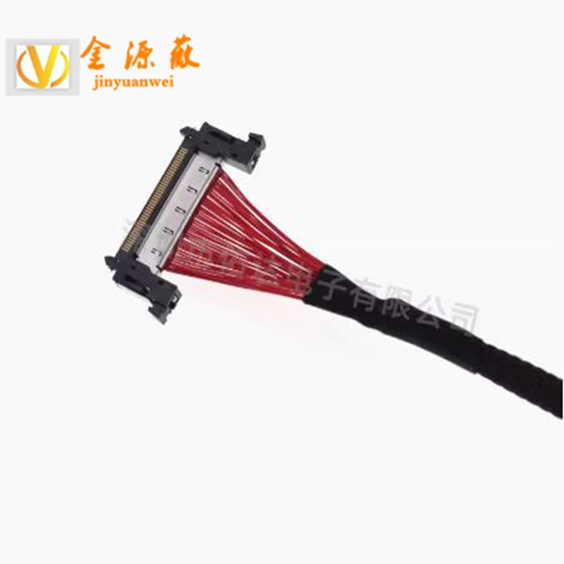 8K high-speed coaxial line 4K screen line 0.5 pitch high-speed signal transmission cable FI-RE41P4Z1P with the same reverse