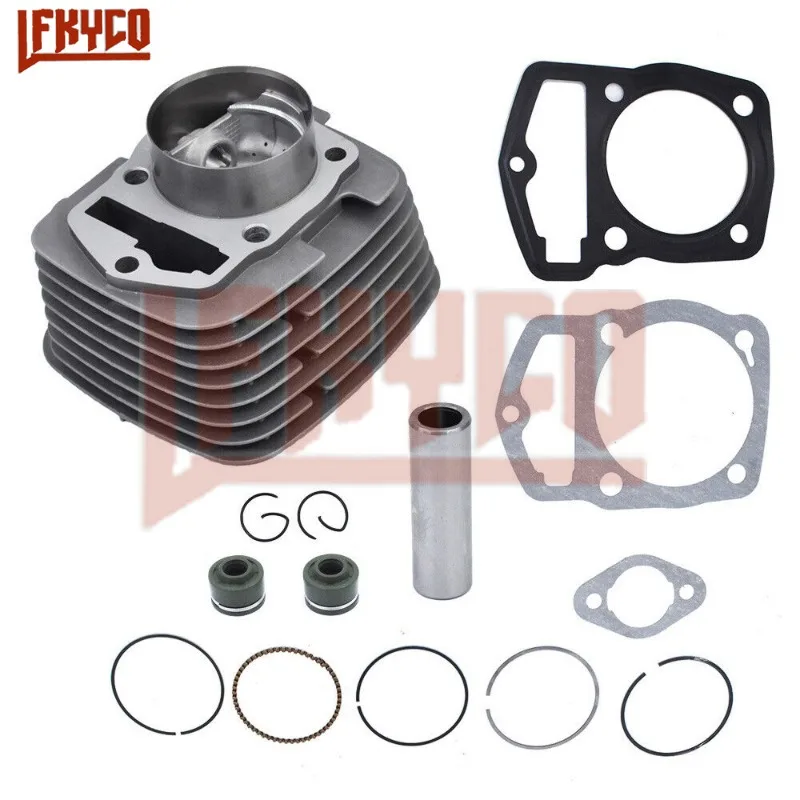 Kit cilindro pistone moto 65.5mm per Honda ATC 200 XL200 CRF250F 250cc Italika Negra 250Z 250SZ Vortx250 CB250 parti del motore