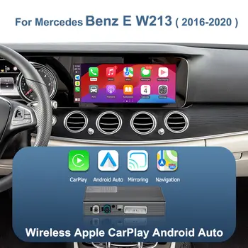 適用於賓士E-ClassW213(2016-2020)NTG 5.5的無線Apple CarPlay Android Auto,支援AirPlay、Mirror Link和CarPlay功能 8 最佳銷售 賓士W213安卓 - №6