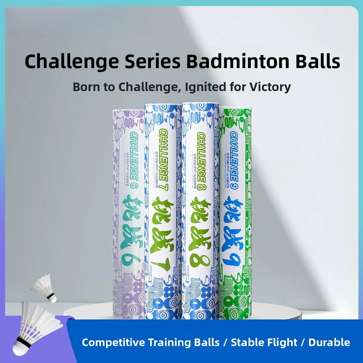 professional-badminton-training-shuttlecock-sturdy-stable-duck-feather-gag-goose-feather-ball-wood-head-soft-tpr-ball-head