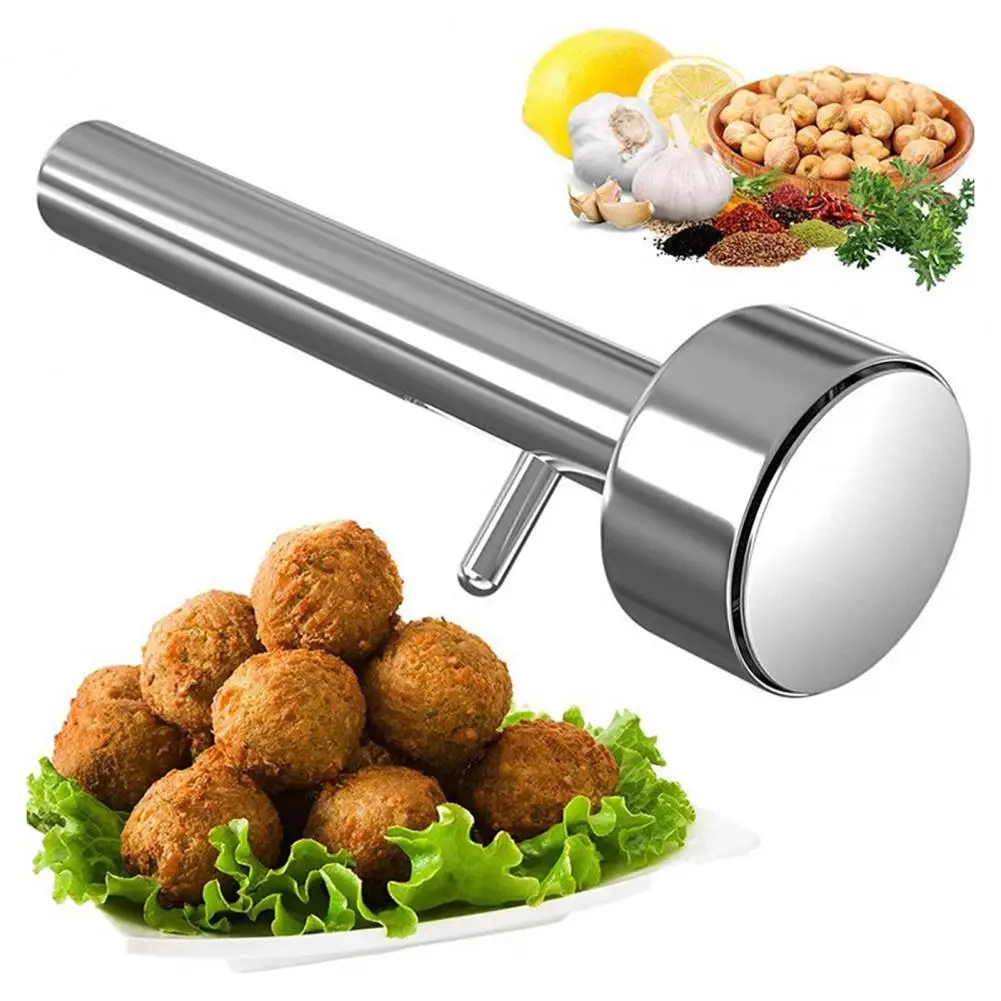 Meatball Maker Easy-to-use Meatball Scoop Meatball Falafel Maker Scoop Ergonomic Non-stick Tool Stainless Steel Food Shaping