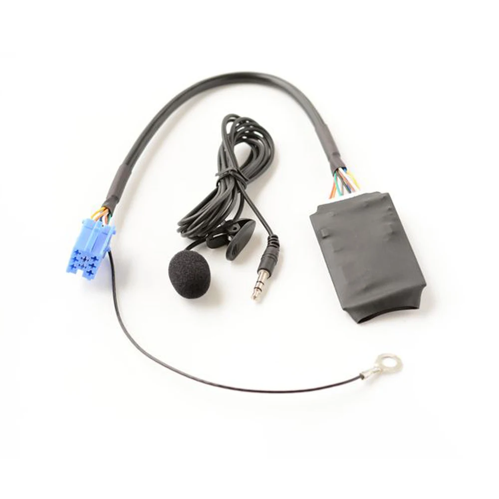 Car Microphone Bluetooth 5.0 AUX Handsfree 8 Pin Adapter A2DP Music Audio Cable For Audi A3 8L 8P A4 A6 4B A8 For VW B5 B6 B7 view 4