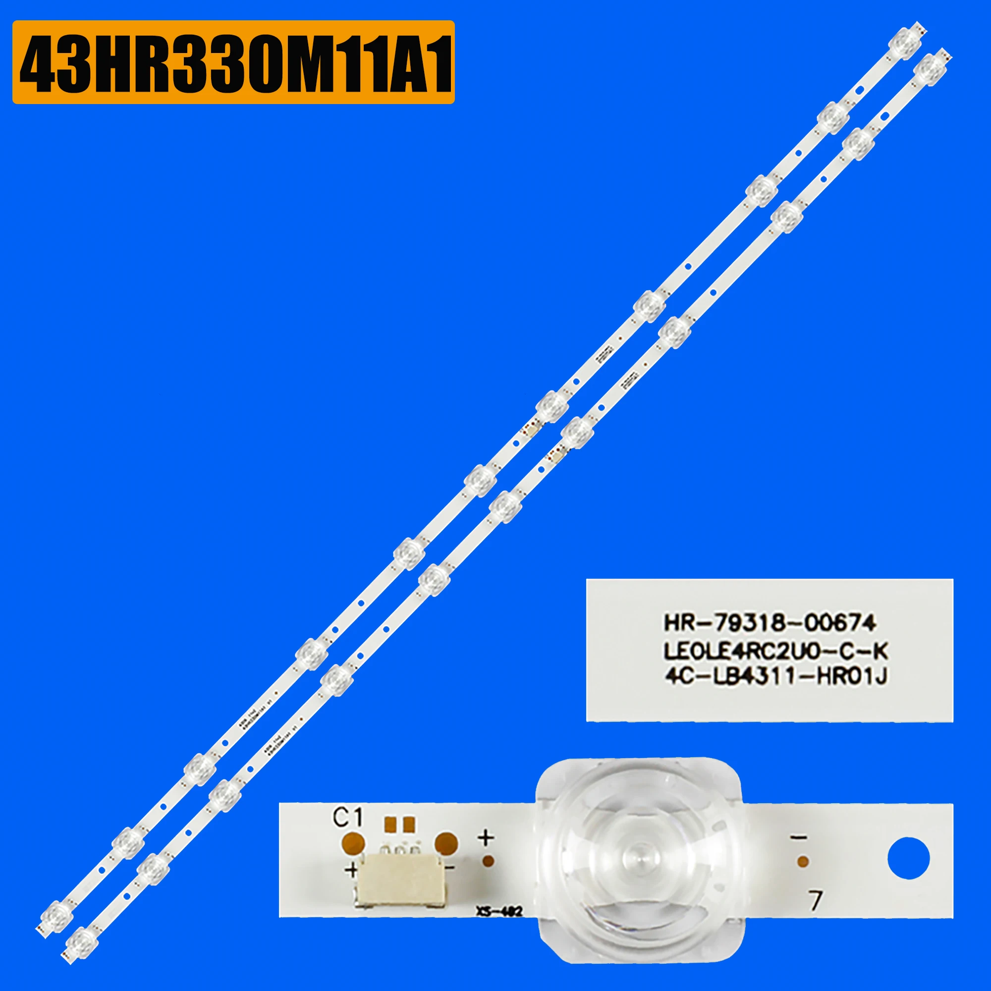 GIC43LB32-3030F2.1D-v0.9 4C-LB4311-ZM06J 43HR330M11A1 LED TV Backlight TV For 43S421 43A260 43A460 43V2 43F6F 43L2F 43D6