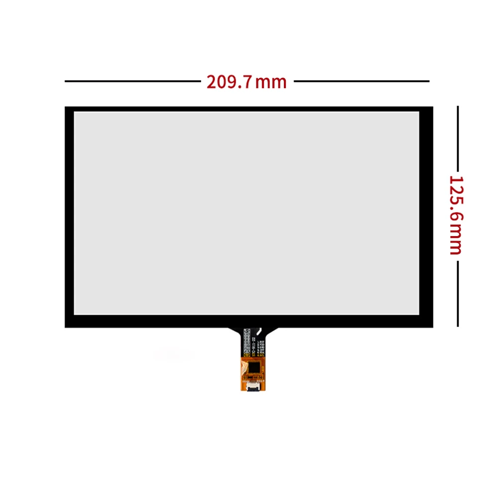 

Новинка для 9-дюймового емкостного сенсорного экрана 210X126 мм + набор USB-адаптеров GT911, чип Plug and Play