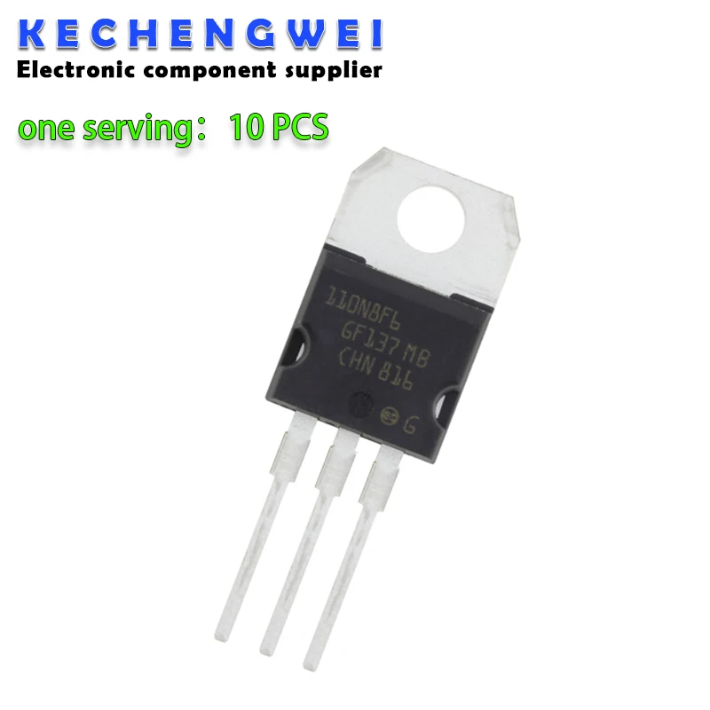 10pcs/lot STP110N8F6 110N8F6 TO-220 Field effect transistor