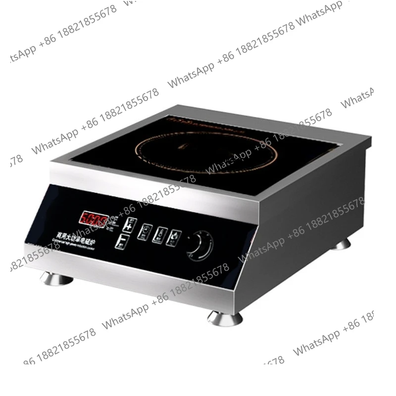 

5000W high-power canteen commercial electromagnetic stove flat stove braised soup stove kitchen cooking stove