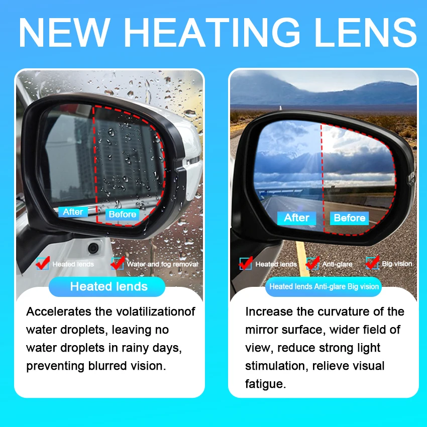 BSD Automotive Assisted Parking Sensor Rear View Mirror Blind Spot Detection System For Geely Yuanjing X6 PRO 2020-2021