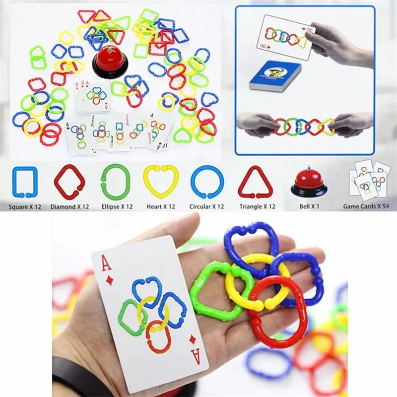 Ring Games Card Toys Children Logic Training Board Games Family Parent-child Interactive Party Table Games Toys for Kids