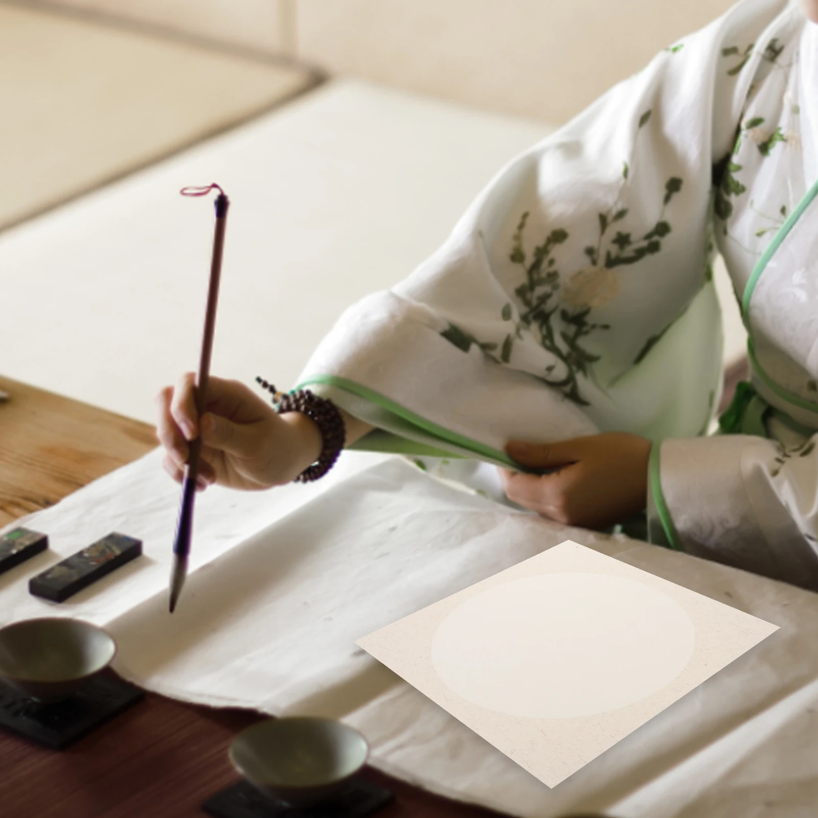 

10 Sheets Mirror Card Paper Calligraphy Practicing Paper Suitable for Chinese Painting Xuan Paper Artistic Creation