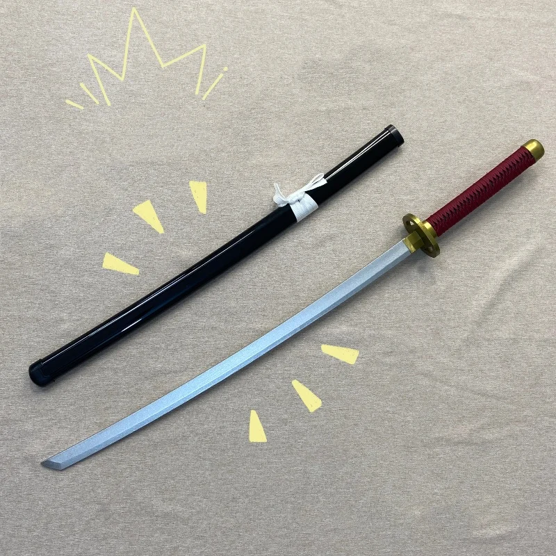 Real Size Jujutsu Kaisen Katana Okkotsu Yuta Anime Cosplay Prop Satoru Gojo Ninja Blade Wooden Japanese Samurai Sword Kid Toys