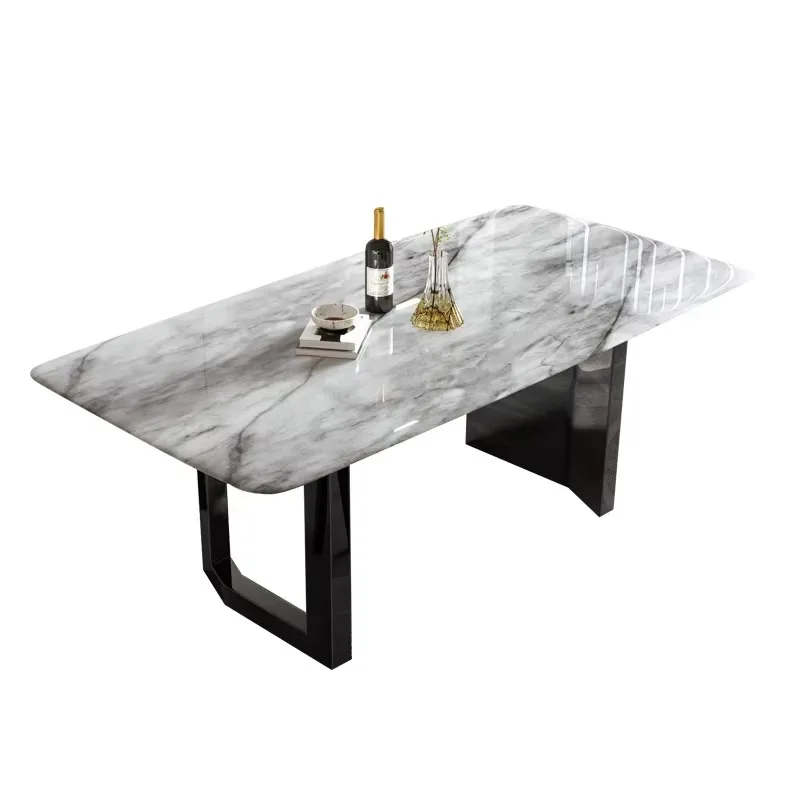An Artistic Style Dining Table Light Luxury Dinning Table Made In China Dinning Table And Chair Cover Set